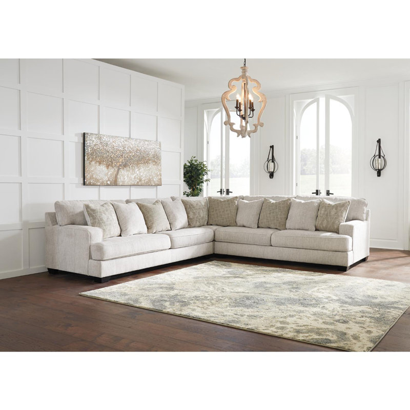 Alcott Hill® Duenweg 3 Piece Upholstered Sectional & Reviews Wayfair